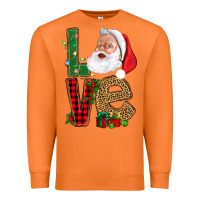 Carrot Love With Santa Portrait Premium Sweatshirt - BundleAndBundleShop