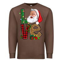 Chestnut Love With Santa Portrait Premium Sweatshirt - BundleAndBundleShop