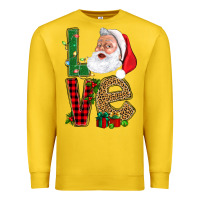 Lemon Love With Santa Portrait Premium Sweatshirt - BundleAndBundleShop