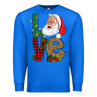 True Royal Love With Santa Portrait Premium Sweatshirt - BundleAndBundleShop