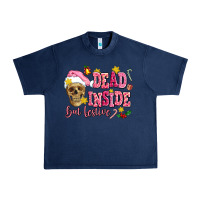 Navy dead inside but festive Urban Heavy Tee - AdoDesignShop