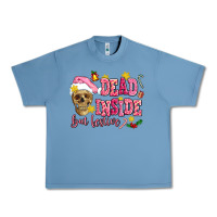 Pebble Blue dead inside but festive Urban Heavy Tee - AdoDesignShop