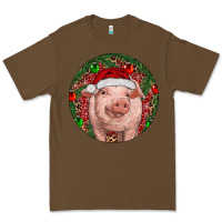 Cacao Pig Christmas Premium Tee - RanaPortraitStore