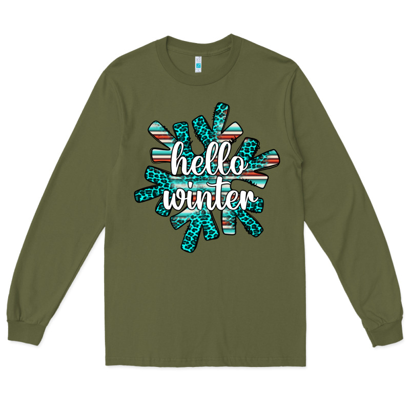 Hello Winter Long Sleeve Tee by AdoDesignShop | Teevron