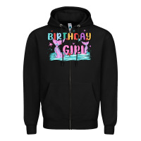 Black birthday girl Zipper Hoodie - MaliasSmallBusiness