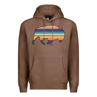 Chestnut Aztec Bison Silhouette Premium Hoodie - Bettercallsaul