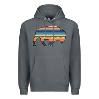 Rock Aztec Bison Silhouette Premium Hoodie - Bettercallsaul