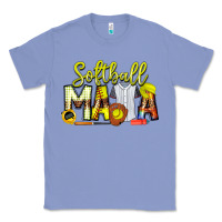 Colony Blue Softball Mama Classic Tee - CowhideDigitalArt