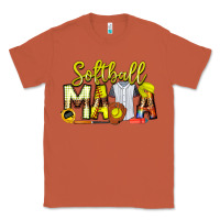 Copper Softball Mama Classic Tee - CowhideDigitalArt