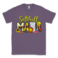 Lavender Softball Mama Classic Tee - CowhideDigitalArt
