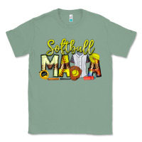 Sage Softball Mama Classic Tee - CowhideDigitalArt
