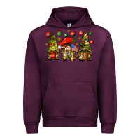 Mauve Wine Christmas Army Gnomes 4th of july Urban Hoodie - HowdyJamesFarm