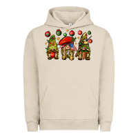 Pigment French Oak Christmas Army Gnomes 4th of july Urban Hoodie - HowdyJamesFarm