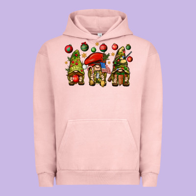 Christmas Army Gnomes 4th Of July Urban Hoodie Designed By Howdyjamesfarm