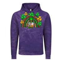 Cloud Purple St. Patrick's Day gnome rainbow Vintage Hoodie - Neo Western