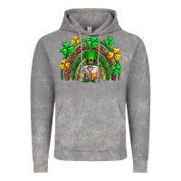 Cloud Rock St. Patrick's Day gnome rainbow Vintage Hoodie - Neo Western