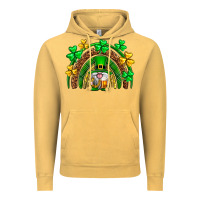 Vintage Mustard St. Patrick's Day gnome rainbow Vintage Hoodie - Neo Western