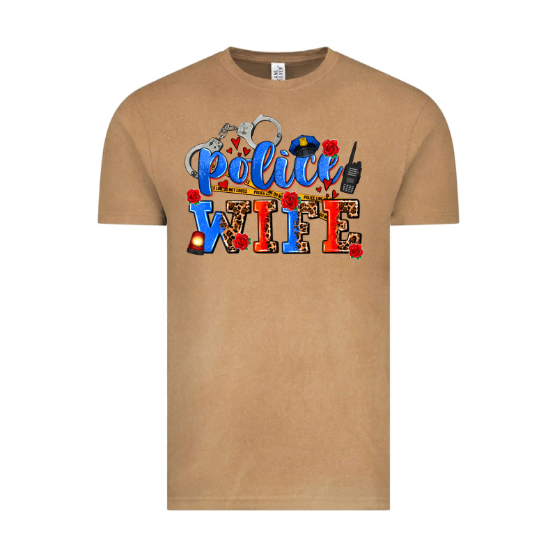 Police Wife Vintage Tee by AdoDesignShop | Teevron