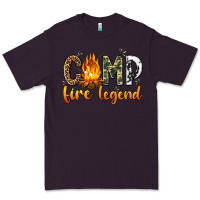 Plum camp fire legend with fire Premium Tee - texasbilliewilder