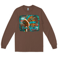 Chestnut free spirit native american indian headdress Long Sleeve Tee - Artiststas