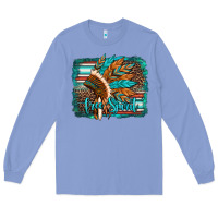 Colony Blue free spirit native american indian headdress Long Sleeve Tee - Artiststas