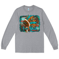 Heather Grey free spirit native american indian headdress Long Sleeve Tee - Artiststas
