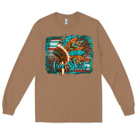 Toasted Coconut free spirit native american indian headdress Long Sleeve Tee - Artiststas