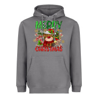 Storm merry christmas deer Heavyweight Hoodie - MaliasSmallBusiness