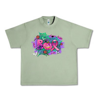 Oil Green halloween boo with cancer ribbon Urban Heavy Tee - AdoDesignShop