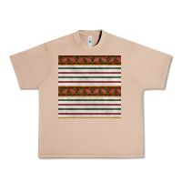 Burro christmas mistletoe and stripes seamless pattern Urban Heavy Tee - BundleAndBundleShop