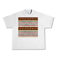 Lunar Rock christmas mistletoe and stripes seamless pattern Urban Heavy Tee - BundleAndBundleShop