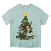 Arona hunting christmas tree Heavy Core Tee - MaliasSmallBusiness