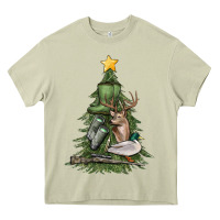 Mossy hunting christmas tree Heavy Core Tee - MaliasSmallBusiness