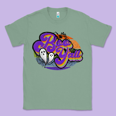 Boo Y'all Classic Tee Designed By Jahusdesignshop