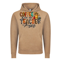 Vintage Coffee coffee gives me teacher Vintage Hoodie - CowhideDigitalArt