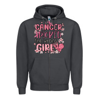 Smoke cancer picked the wrong girl malia Zipper Hoodie - MaliasSmallBusiness