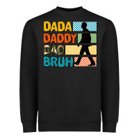 Black dada daddy dad bruh Heavyweight Sweatshirt - AdoDesignShop