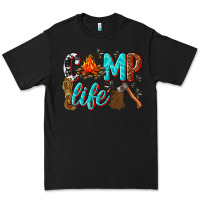 Black camp life Premium Tee - texasbilliewilder