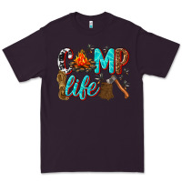 Plum camp life Premium Tee - texasbilliewilder