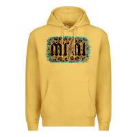 Antique Gold Leopard Patterned Mini Tried Premium Hoodie - Bettercallsaul