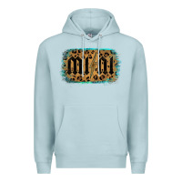 Blue Mist Leopard Patterned Mini Tried Premium Hoodie - Bettercallsaul