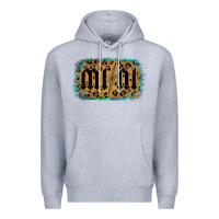 Heather Grey Leopard Patterned Mini Tried Premium Hoodie - Bettercallsaul