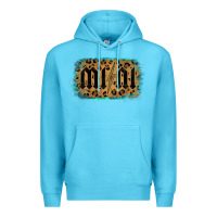 Ocean Blue Leopard Patterned Mini Tried Premium Hoodie - Bettercallsaul