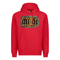 Red Leopard Patterned Mini Tried Premium Hoodie - Bettercallsaul