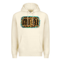 Sandshell Leopard Patterned Mini Tried Premium Hoodie - Bettercallsaul
