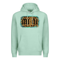 Seafoam Leopard Patterned Mini Tried Premium Hoodie - Bettercallsaul