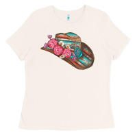 Bone cowboy hat Ladies Tee - AdoDesignShop