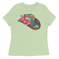 Matcha cowboy hat Ladies Tee - AdoDesignShop