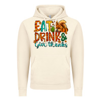 Vintage Artic eat drink give thanks Vintage Hoodie - CowhideDigitalArt