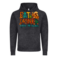 Vintage Black eat drink give thanks Vintage Hoodie - CowhideDigitalArt
